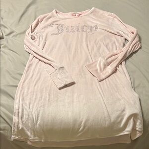 Juicy Couture Pink Long Sleeve nigh gown